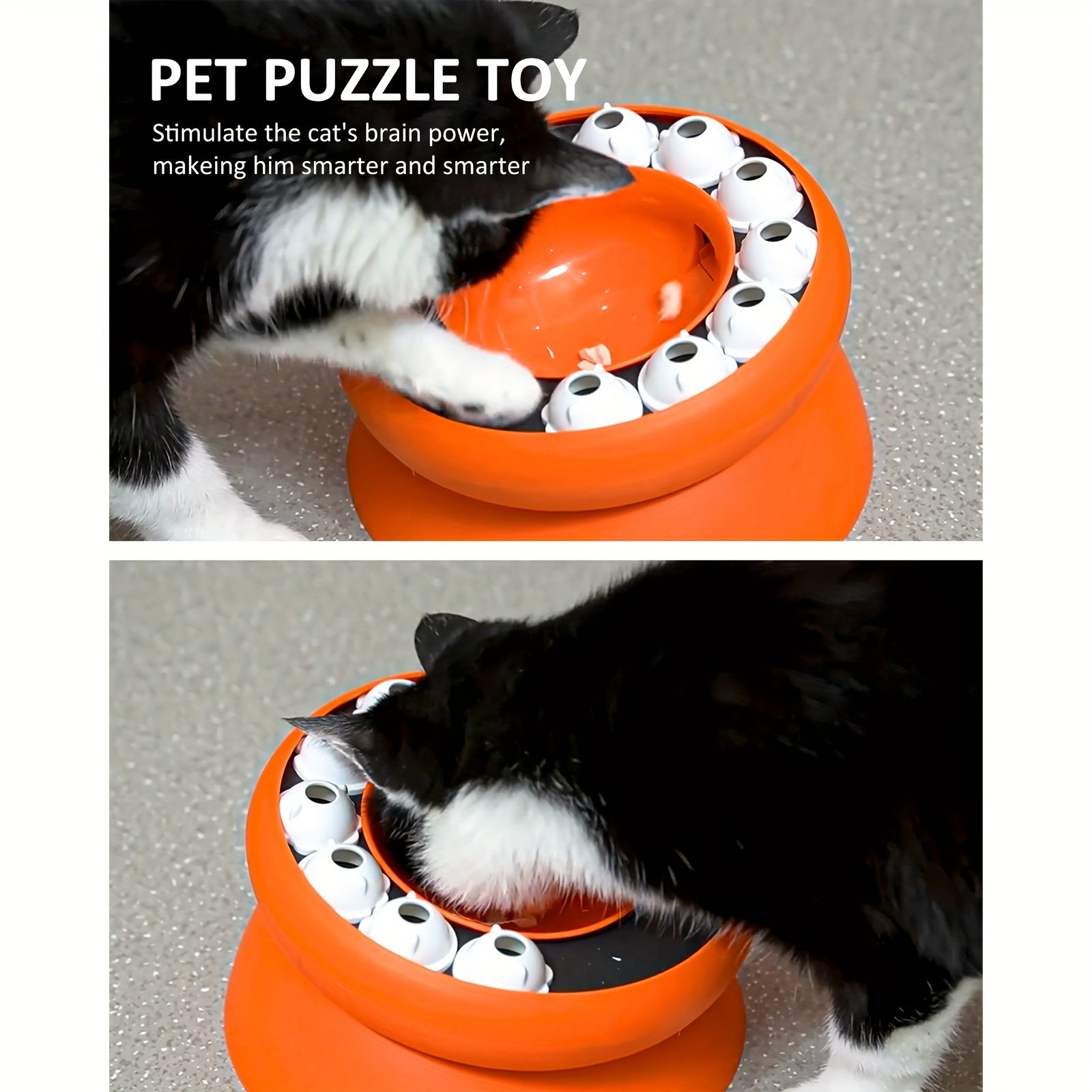 Interactive Cat Puzzle – Slow Feeder Treat Dispenser
