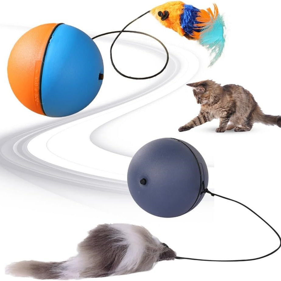 Interactive Cat Ball Toy – Automatic Smart Rolling