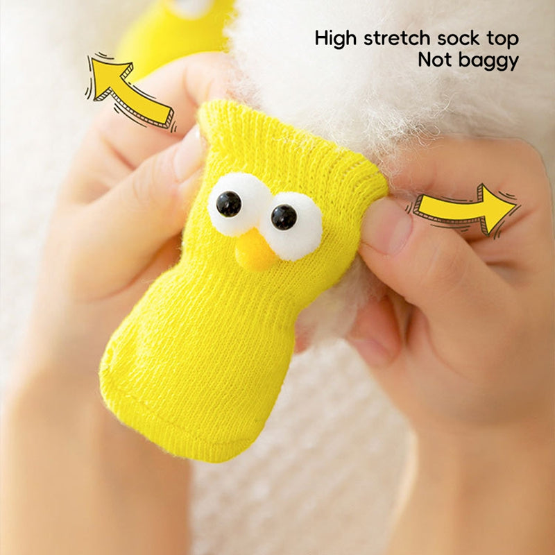 All-Season Dog Socks – Cute Big Eyes Design