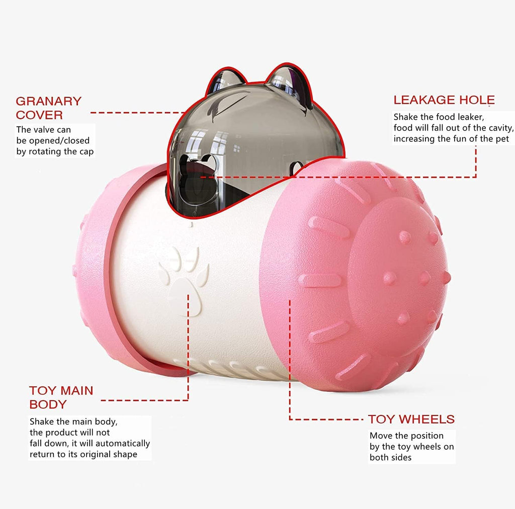Pet Treat Dispensing Toy – Dog & Cat Feeder