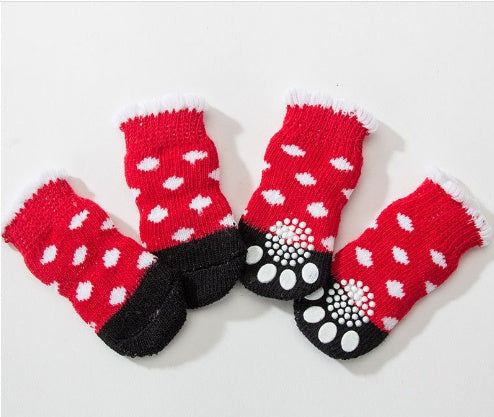 Non-Slip Bottom Pet Socks – Secure Paw Grip