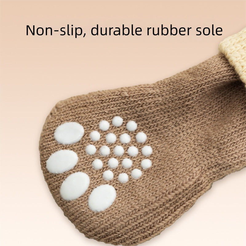 Long Tube Dog Socks – Anti-Slip Outdoor Grip