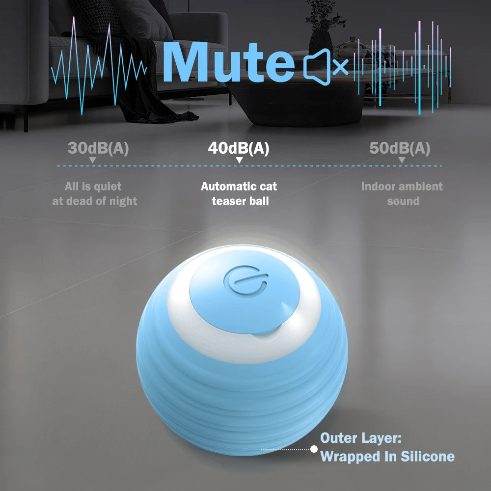 Smart Cat Interactive Ball – Automatic Rolling Toy