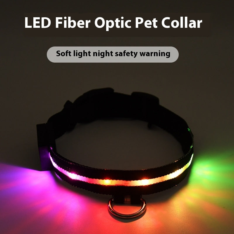 LED Color Luminous Dog Collar – Walking Light