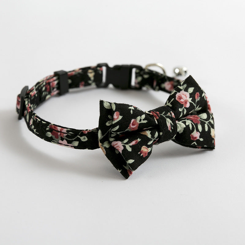 British Short Blue Cat Collar – Safety Buckle & Bell