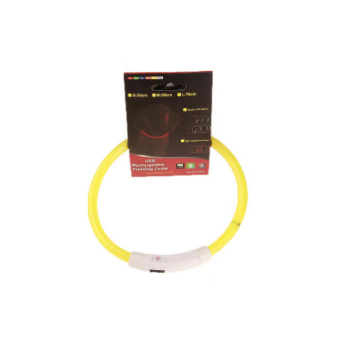 USB Rechargeable Luminous Dog Collar Light