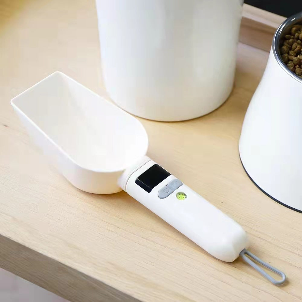 Transparent Pet Food Spoon – Accurate Scale Measurement
