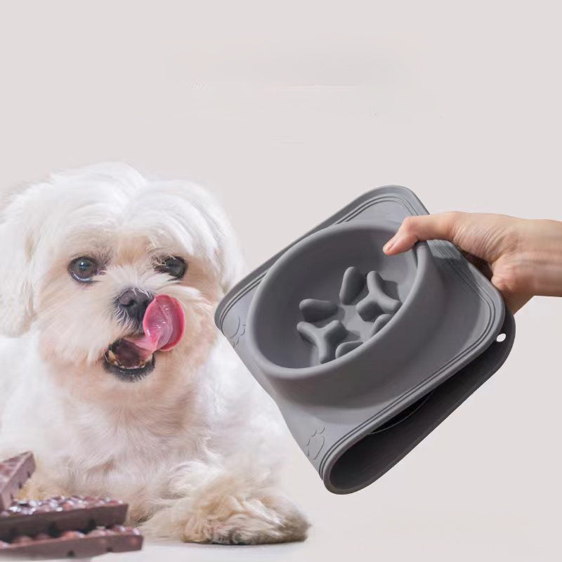 Foldable Pet Bowl – Non-Slip Travel Feeding Bowl