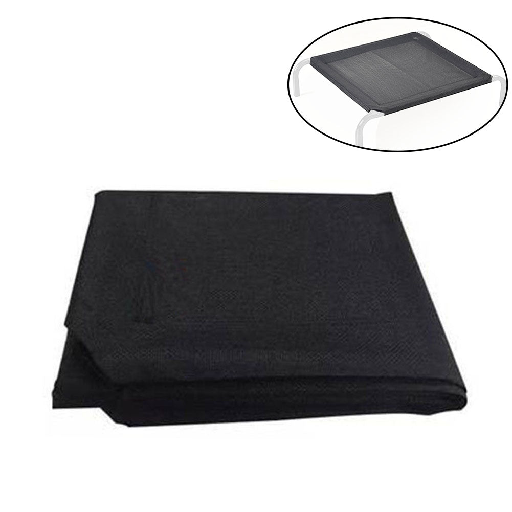 High-Walled Outdoor Trampoline Pet Bed Cot – Black