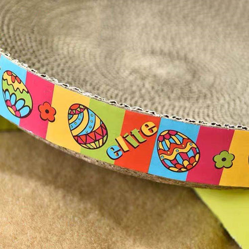 Cat Scratching Board – Corrugated Round Toy