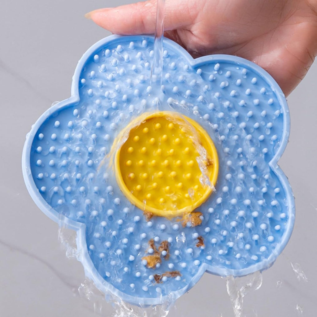 Flower Lick Pad – Slow Feeder for Cats & Dogs
