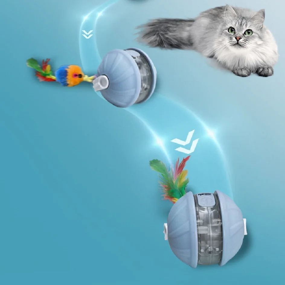 Interactive Cat Ball Toy – Automatic Rolling Fun