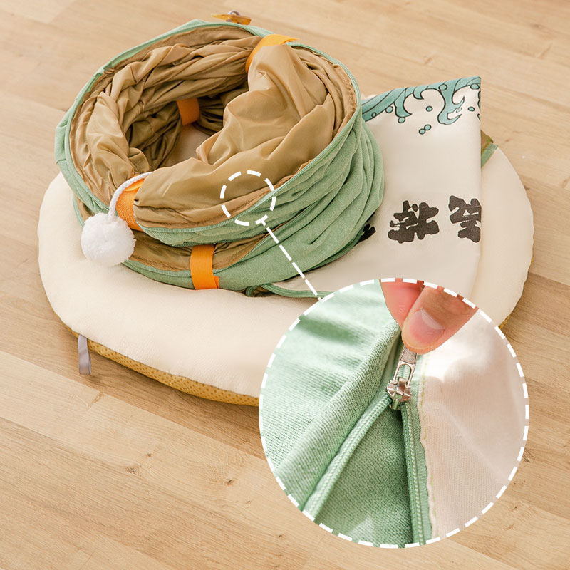 Cat Nest Tunnel – Removable Washable Folding Bed