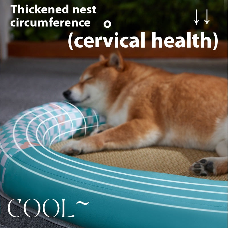 Pet Cooling Mat – Oval Runway Nest Pad