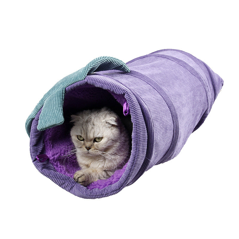 Fruit Cat Tunnel Toy – Funny Play Tube