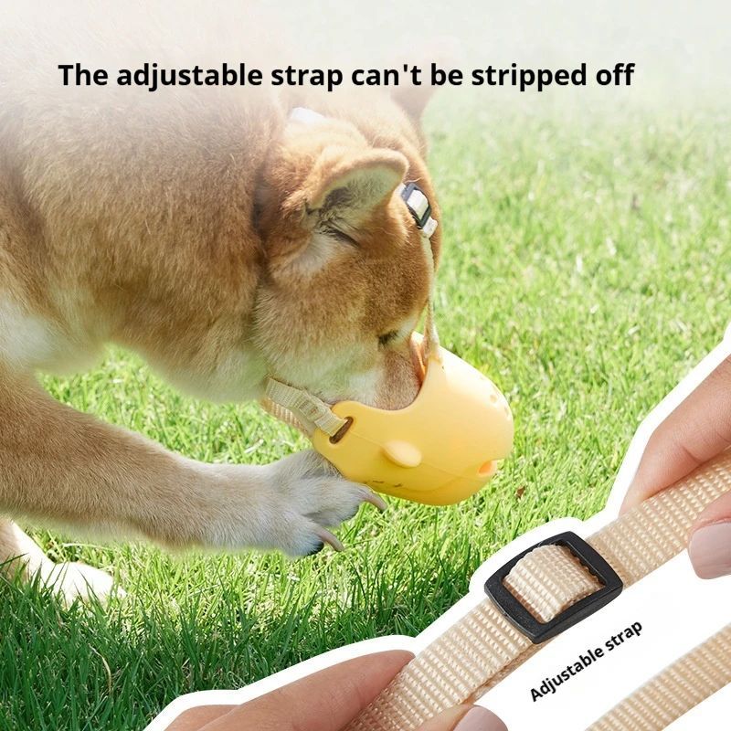 Portable Dog Muzzle – Breathable Anti-Bite Design