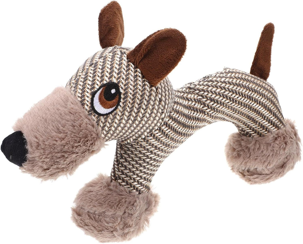 Large Dog Plush Toy – Squeaky Interactive Chew