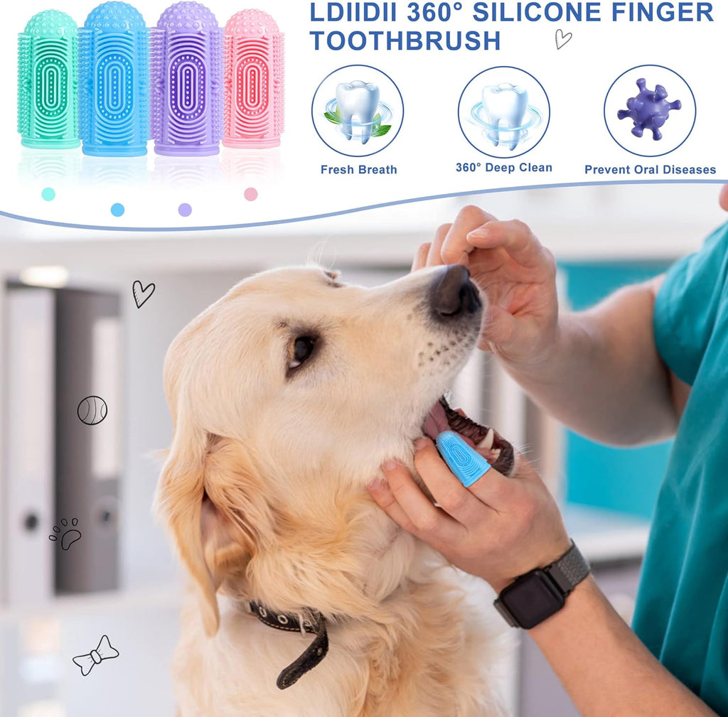 Dog Finger Toothbrush – Gentle Dental Cleaning