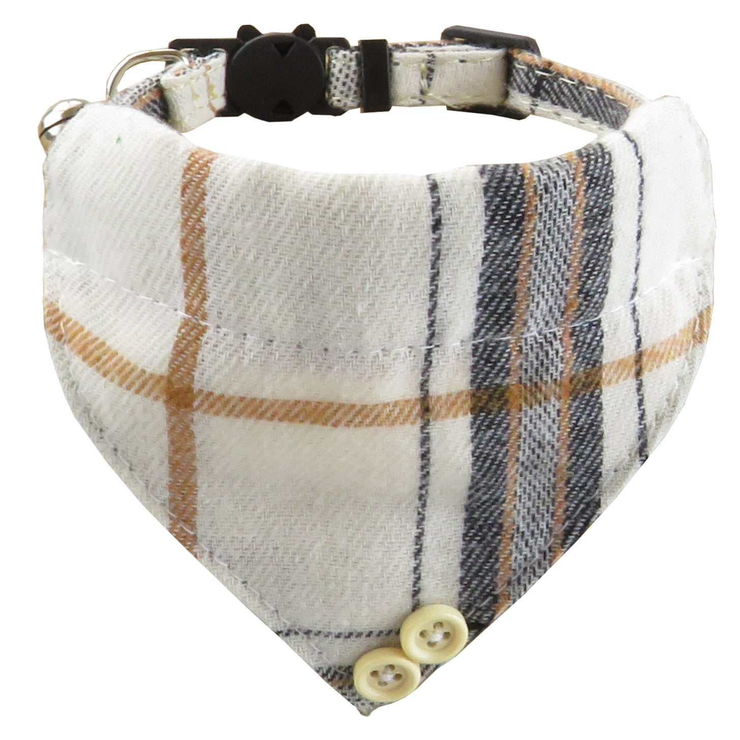 Plaid Bow Tie pet Collar – Adjustable Breakaway Design