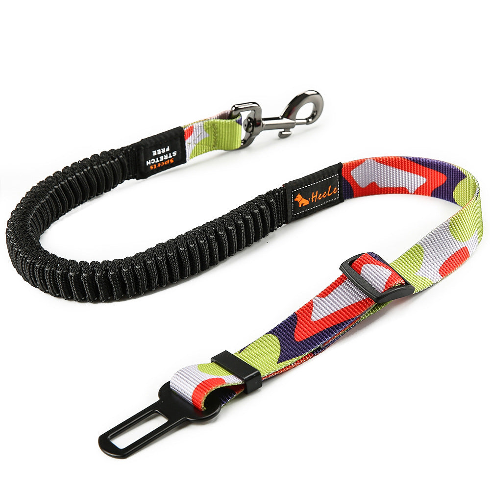Elastic Dog Car Seat Belt – Stretch Safety Lead
