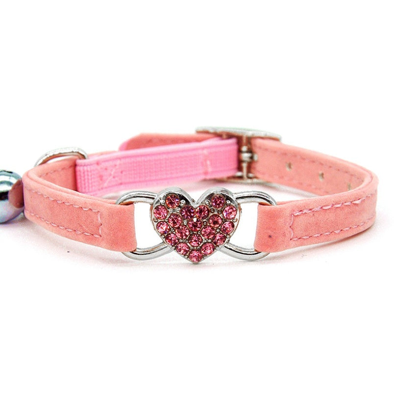 Love-Themed Cat Collar – Adjustable & Cute