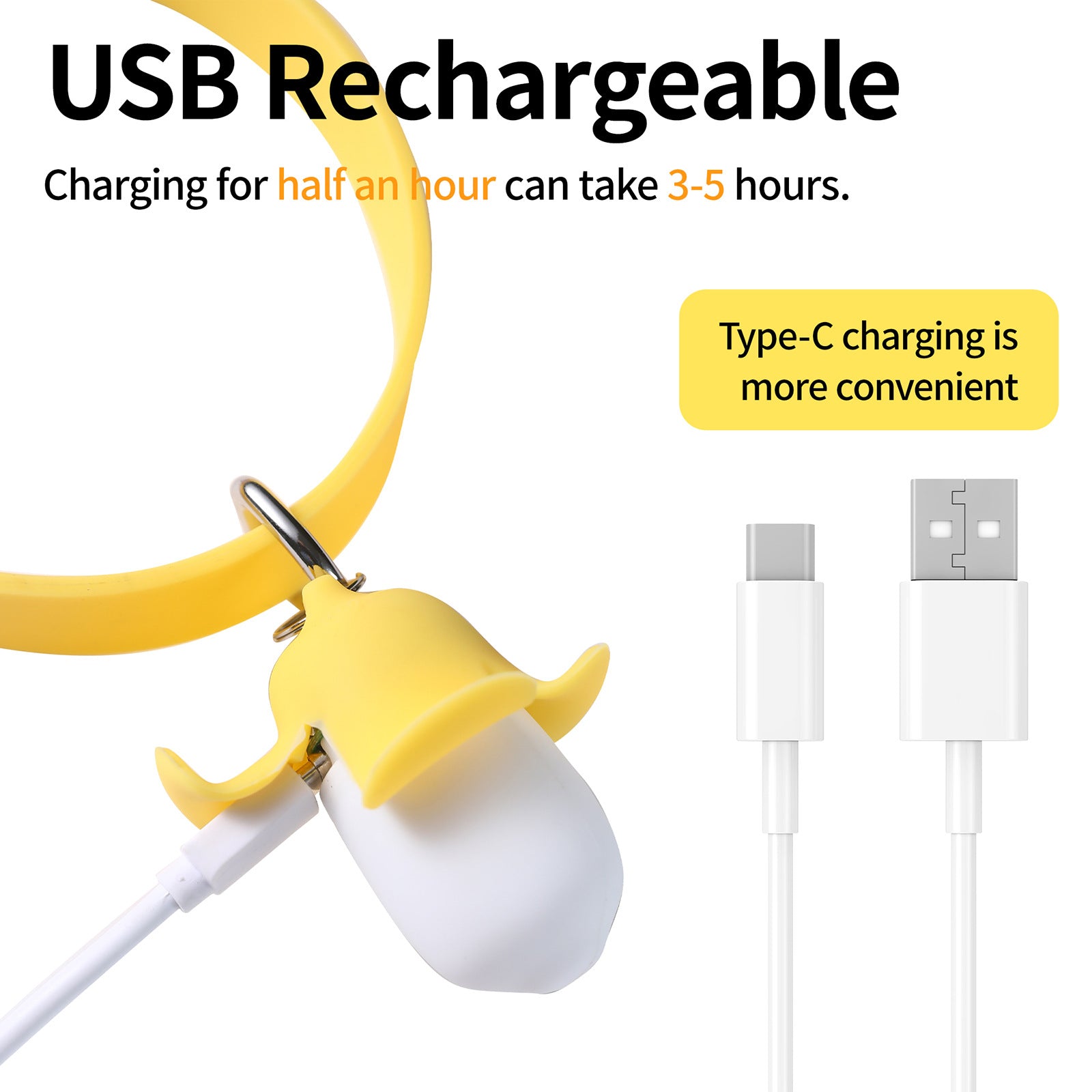 USB Rechargeable Luminous Dog Collar Light