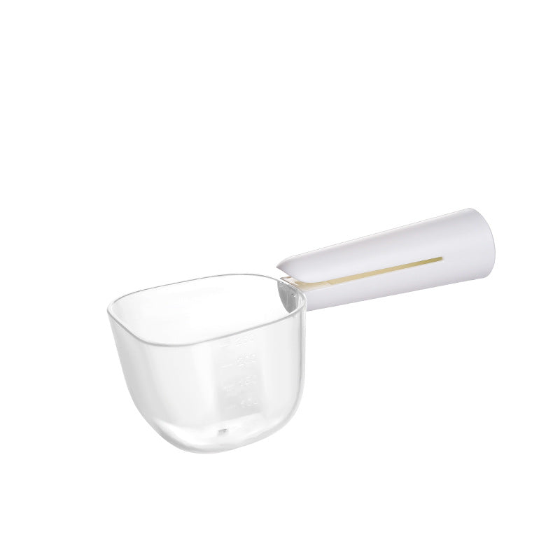 Transparent Pet Food Spoon – Accurate Scale Measurement