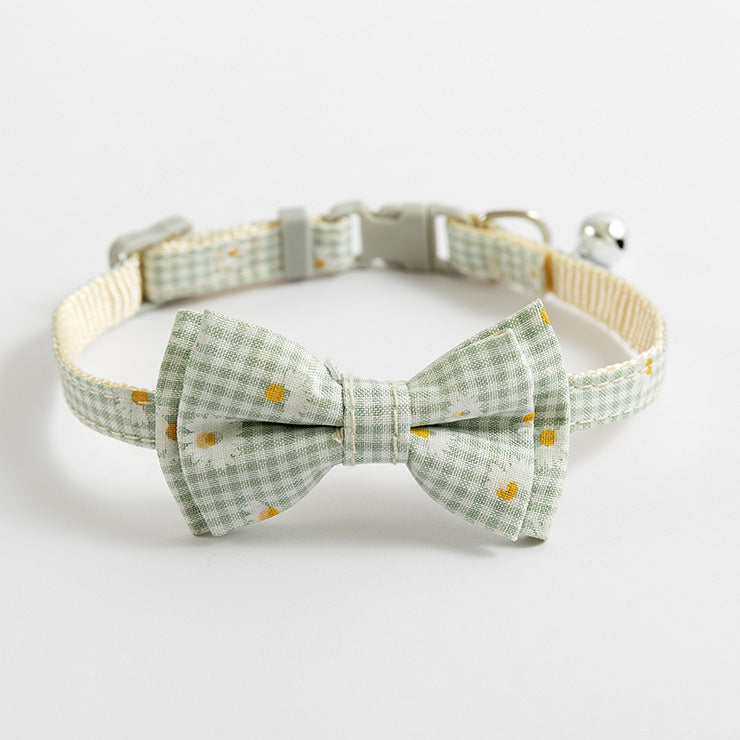 British Short Blue Cat Collar – Safety Buckle & Bell