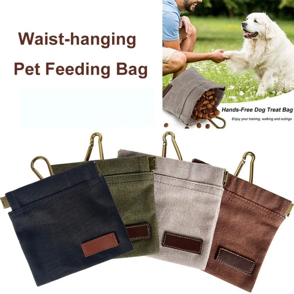 Portable Dog Training Snack Bag – With Carabiner Clip