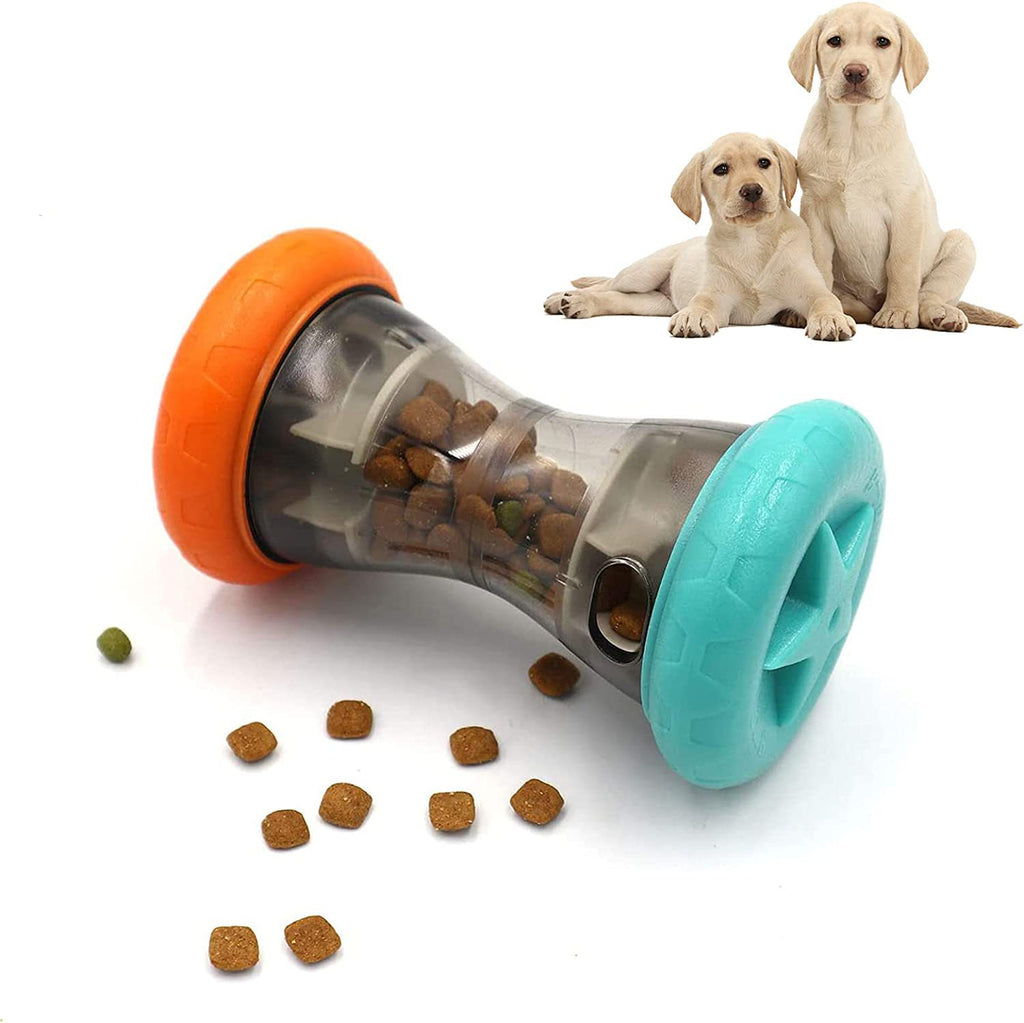 Interactive Pet Puzzle Feeder – Treat Dispensing Rolling Toy