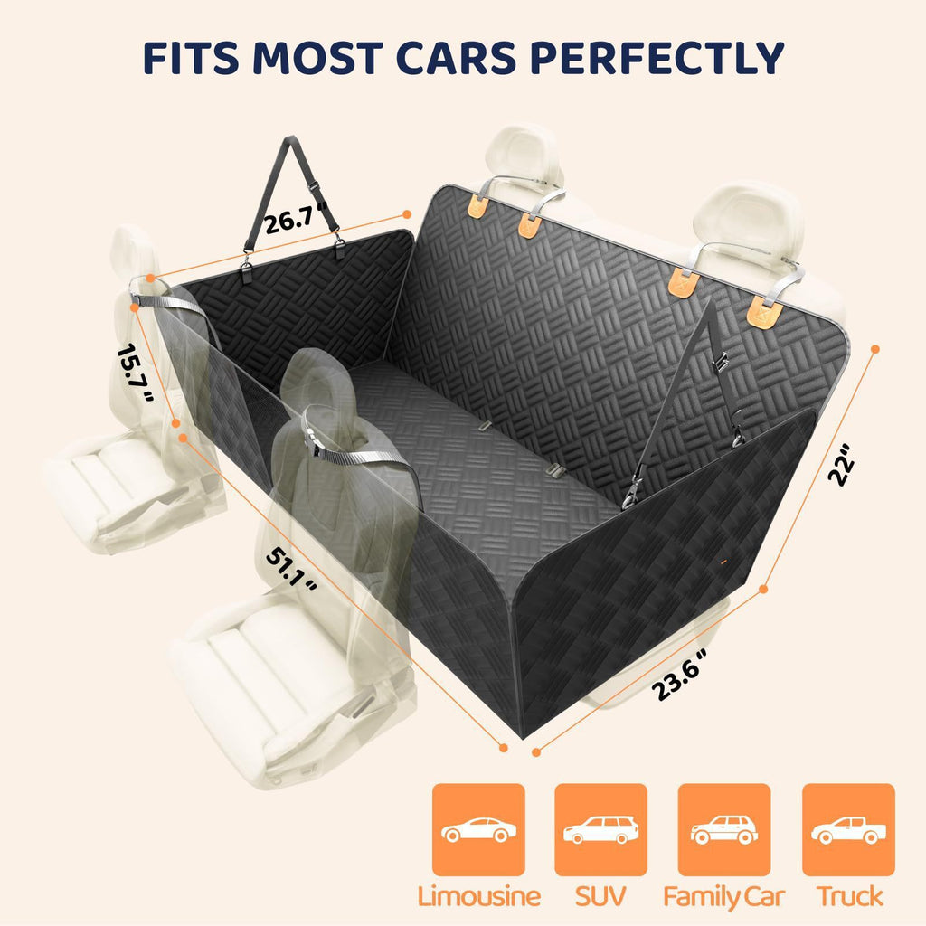 Car Pet Mat – Rear Seat Protector
