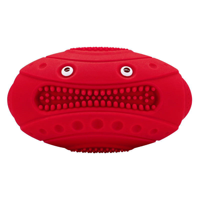 Frog Rugby Dog Toy – Floating Water Squeaky Fun
