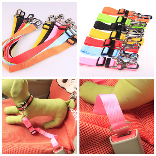 Adjustable Dog Car Seat Belt – Safety Travel Lead