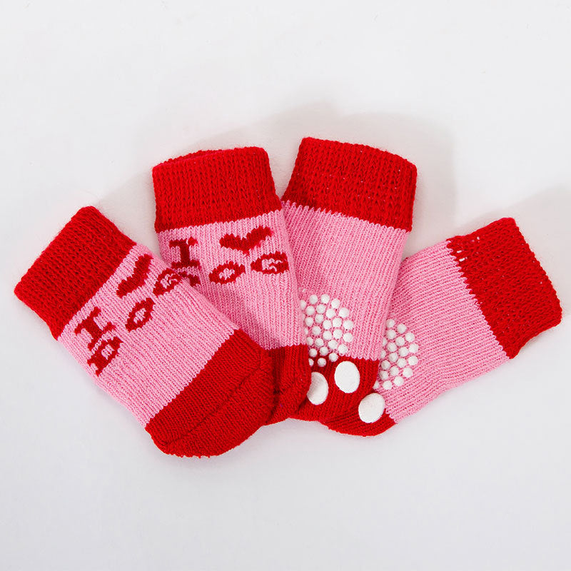 Non-Slip Bottom Pet Socks – Secure Paw Grip