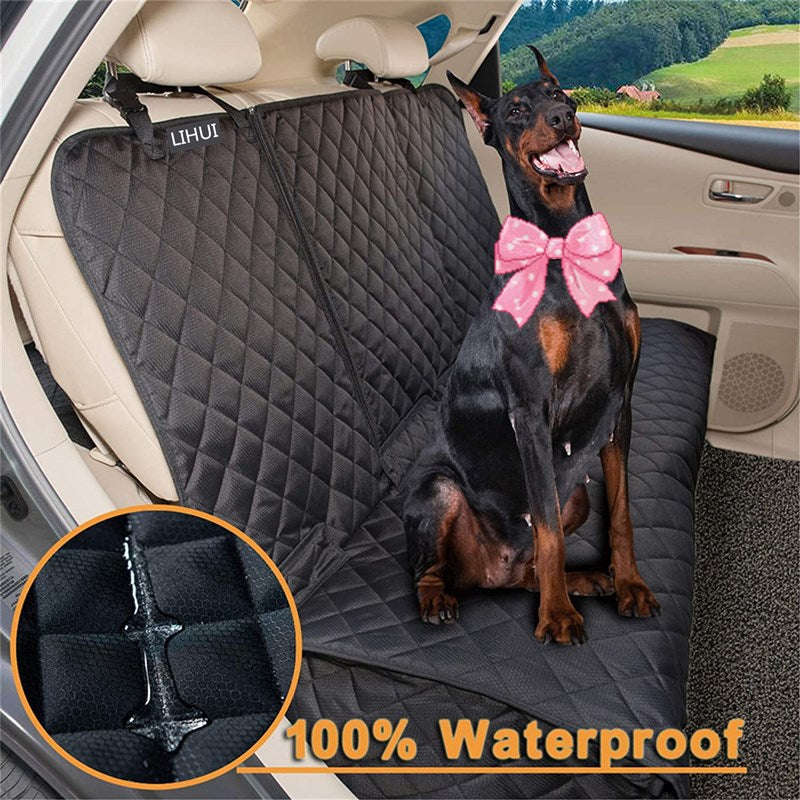 Pet Car Seat Cover – Thick Breathable Rear Cushion