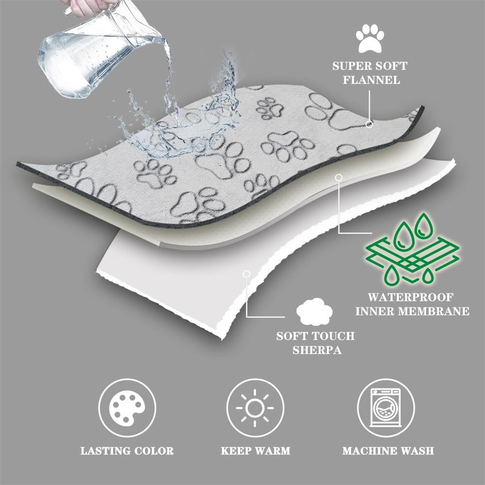 Waterproof Pet Bed Blanket – Cozy, Clean & Paw-Proof