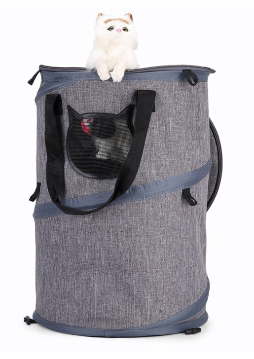 Foldable Pet Carrier Bag – Travel, Sleep & Play