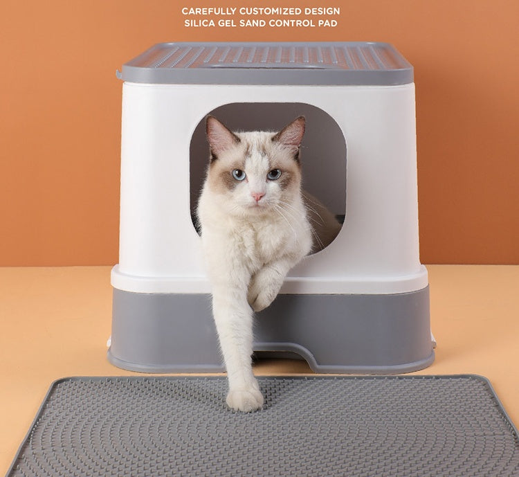 Silicone Cat Litter Mat – Sand-Proof Design