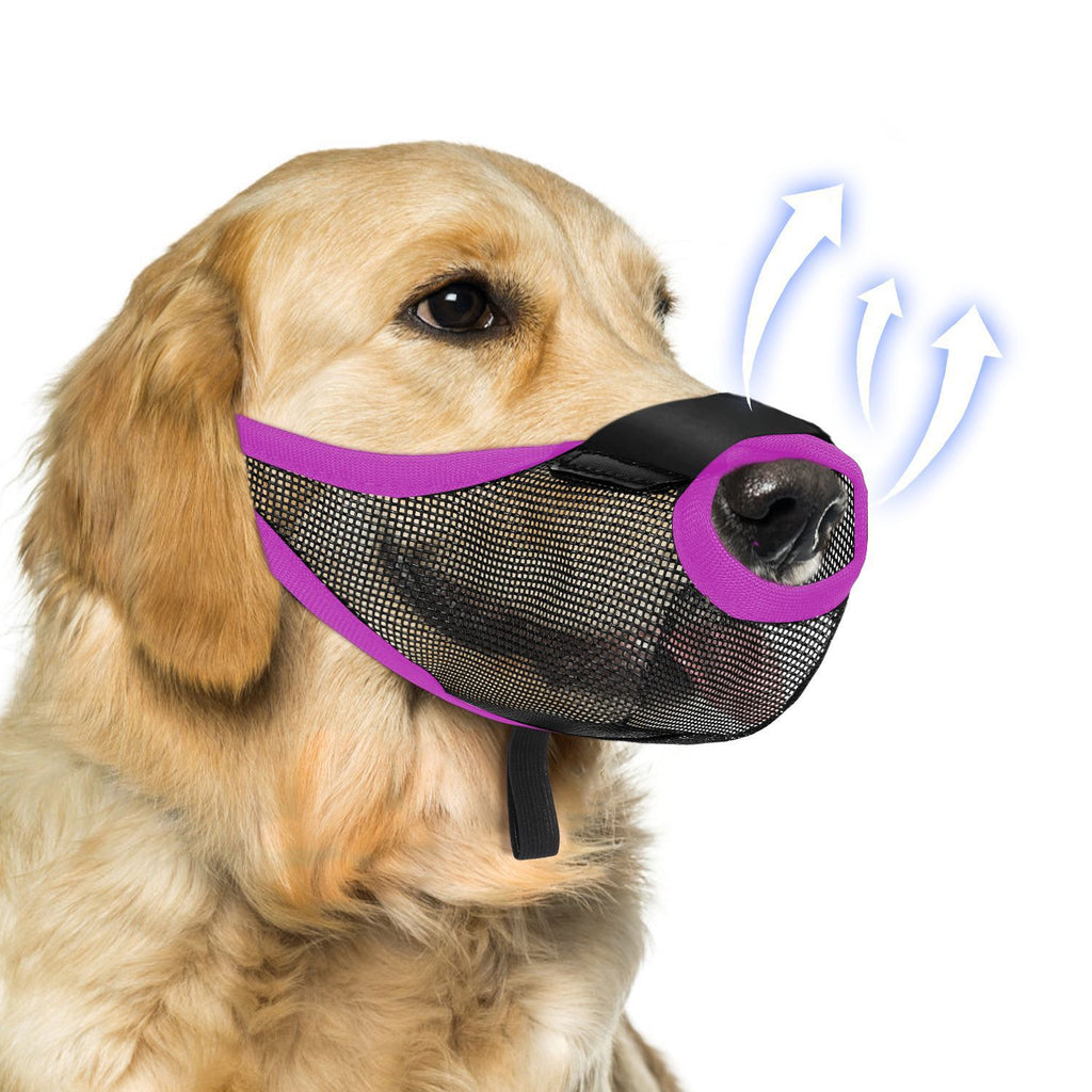 Breathable Mesh Dog Muzzle – Anti-Bite & Anti-Bark