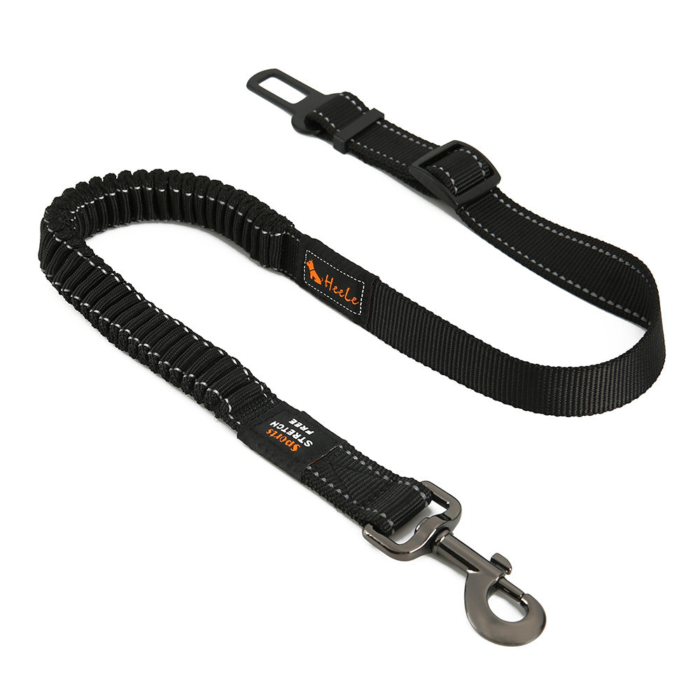 Elastic Dog Car Seat Belt – Stretch Safety Lead