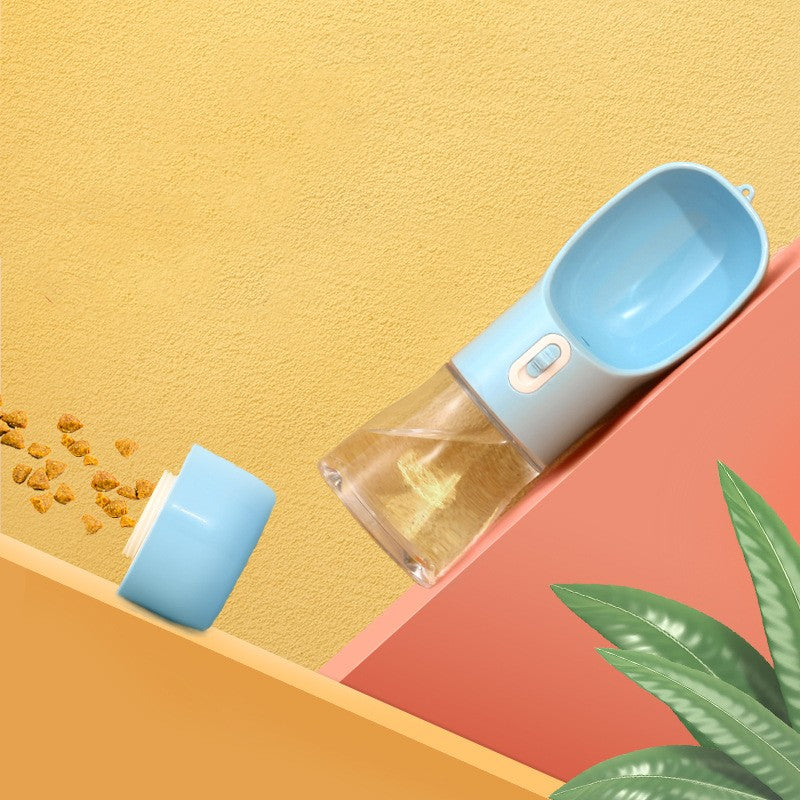 Pet Dog Water Bottle Feeder Bowl for Outdoor Travel