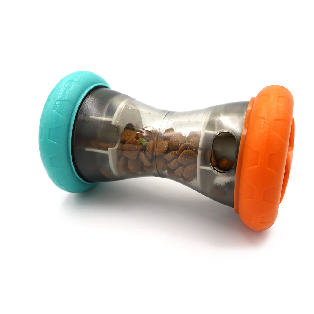 Interactive Pet Puzzle Feeder – Treat Dispensing Rolling Toy