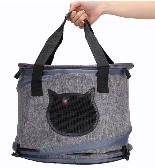 Foldable Pet Carrier Bag – Travel, Sleep & Play