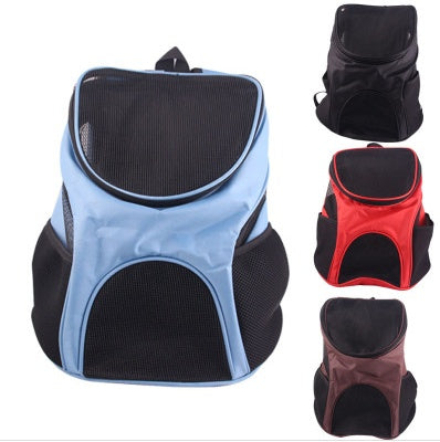 Pet Backpack – Oxford Mesh Breathable Travel Carrier