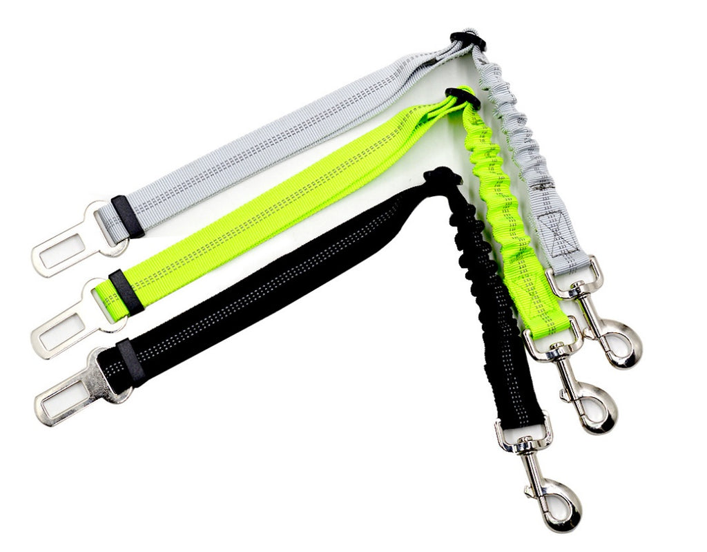 Adjustable Dog Seat Belt – Reflective Elastic Harness