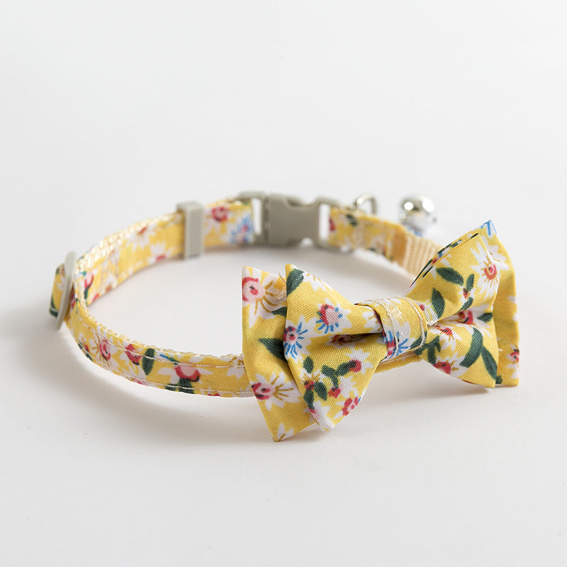 British Short Blue Cat Collar – Safety Buckle & Bell