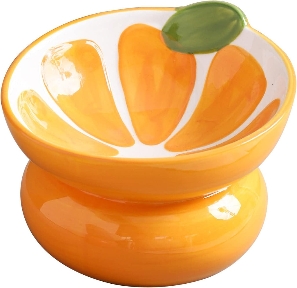 Ceramic Elevated Cat Bowl – Spine Friendly Feeding