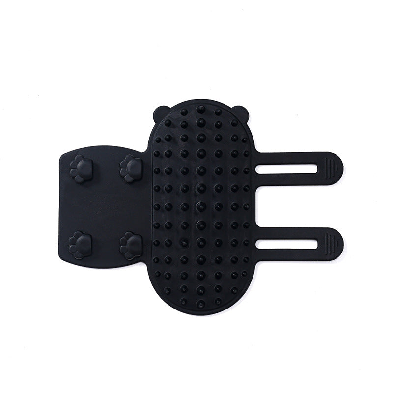 Self-Cleaning Cat Corner Scratcher and Hair Removal Brush