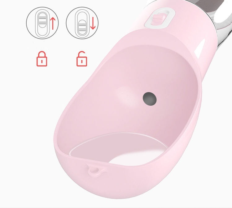 Leak-Proof Dog Water Bottle – Walks, Hikes & Trips