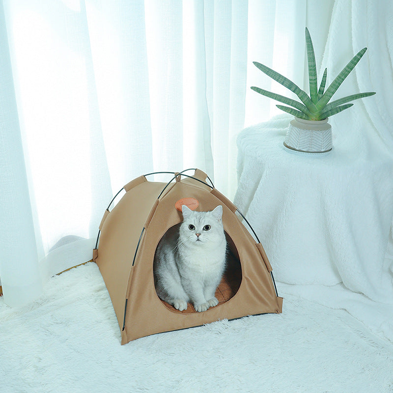 Portable Cat Outdoor Tent – Cozy Canvas Shelter